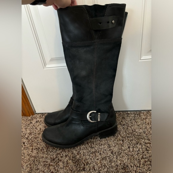 Timberland black 9.5 tall boots - Picture 4 of 12